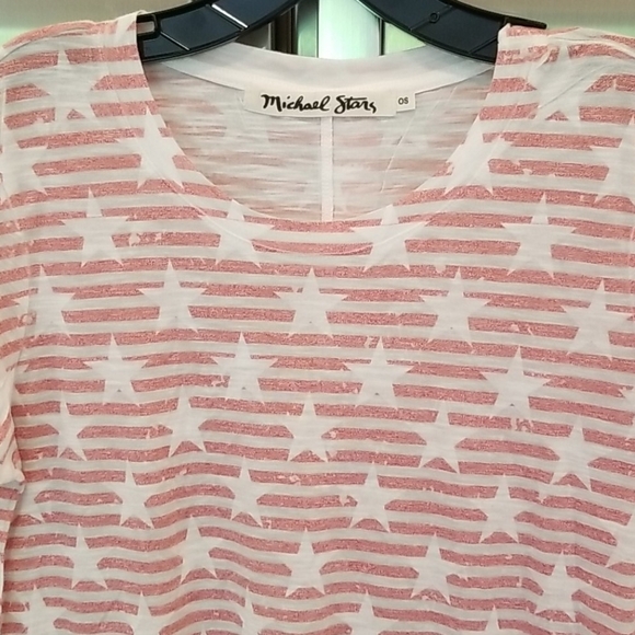 💕MICHAEL STARS💕 Americana Crewneck Tee - Picture 12 of 15